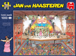 Jan Van Haasteren – Eurosong Contest! – 1000 Bitar