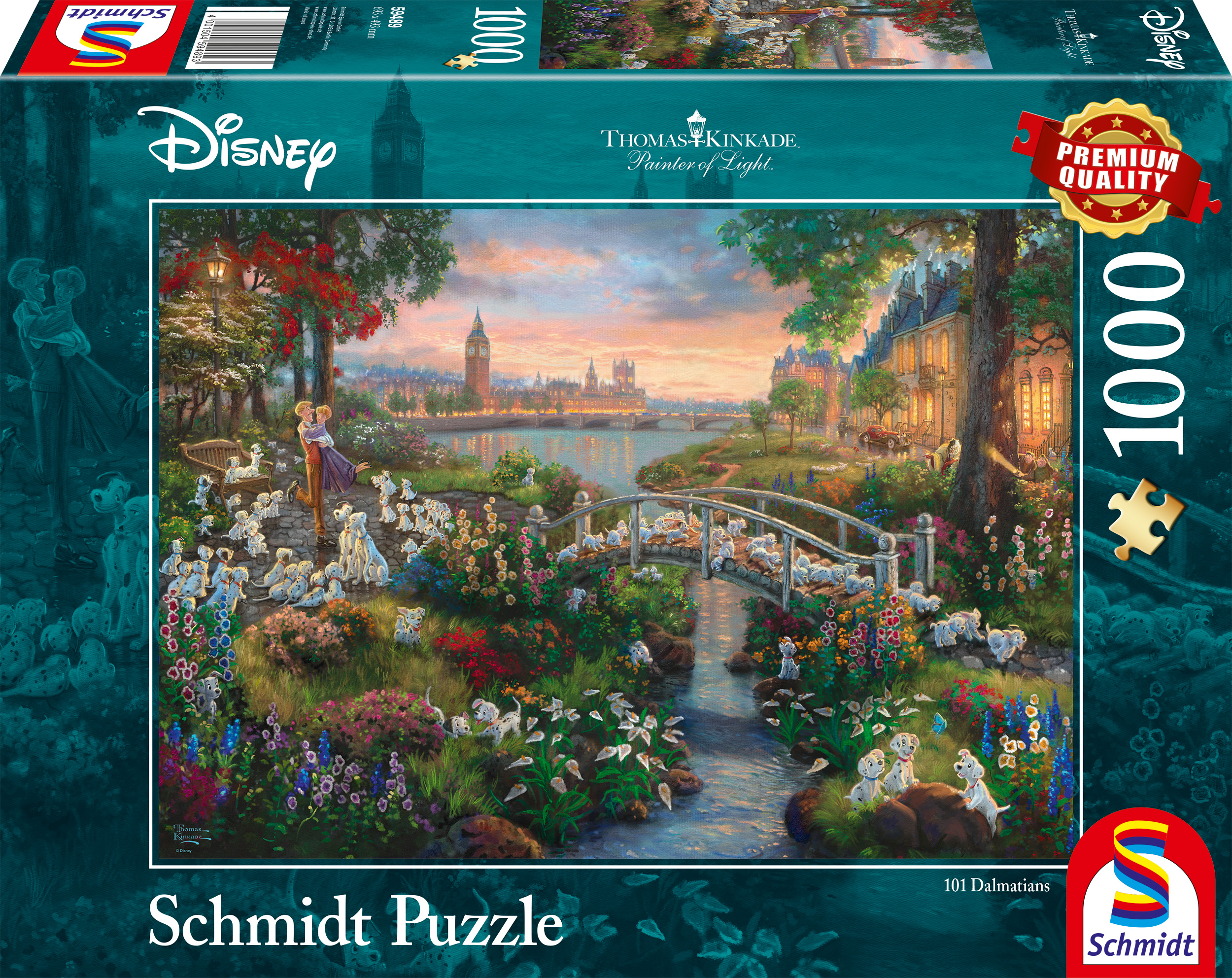 Schmidt - Disney - 101 Dalmatiner - 1000 bitar
