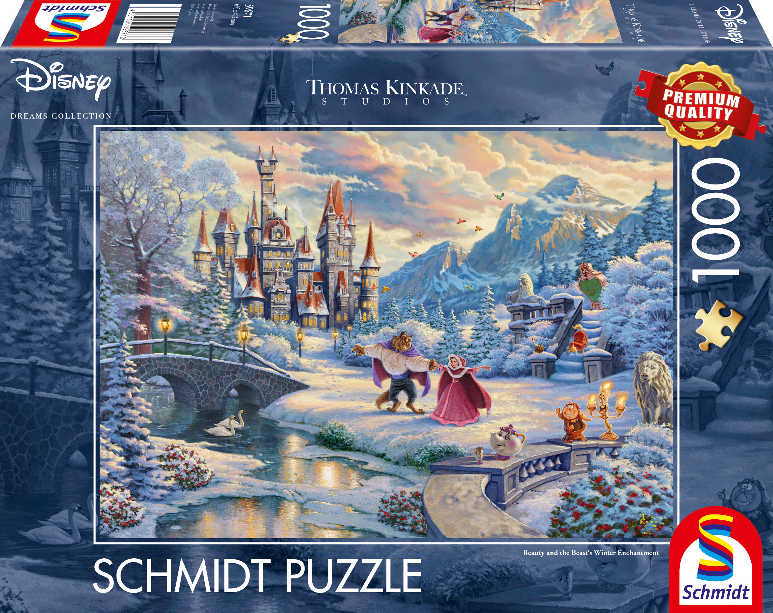 Schmidt - Skönheten och Odjuret - Disney -1000 bitar