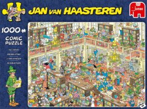 Jan Van Haasteren – The Library – 1000 Bitar