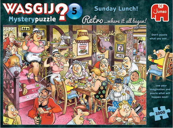 Wasgij - Mystery 5 Sunday Lunch - 1000 bitar