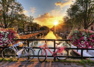 Ravensburger “Bicycles in Amsterdam” – 1000 bitar