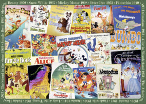 Ravensburger – Vintage Movie Post – Disney 1000 bitar