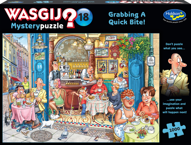 Wasgij - Mystery 18 - Quick Bite - 1000 bitar