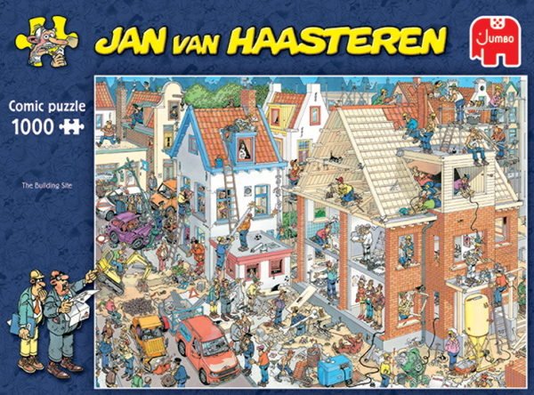 Jan Van Haasteren - The Building Site - 1000 Bitar