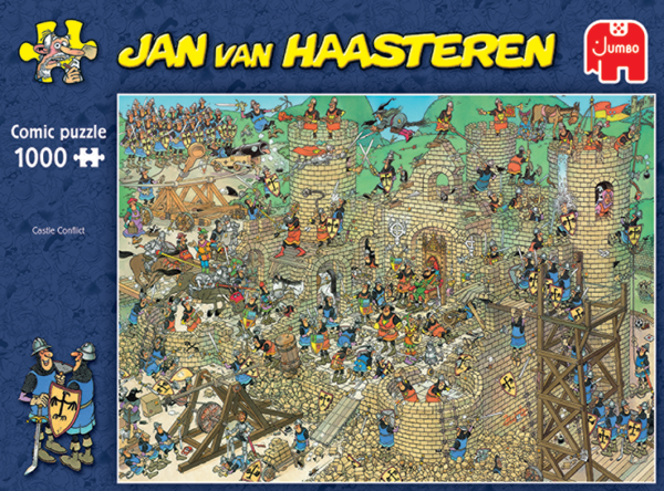 Jan Van Haasteren - Castle Conflict - 1000 Bitar