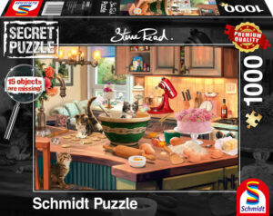 Schmidt – At The Kitchen Table – Secret Puzzle – 1000 bitar