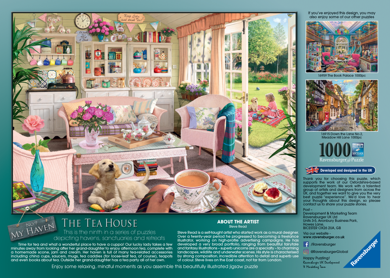Ravensburger - The Tea Shed - 1000 bitar - Bild 3