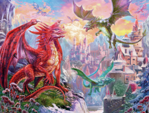 Ravensburger – Fantasy Dragon – 2000 bitar