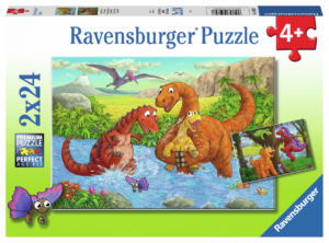 Ravensburger – Dinosaurs At Play 2×24 bitar