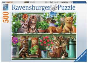 Ravensburger – Cats On The Shelf – 500 bitar