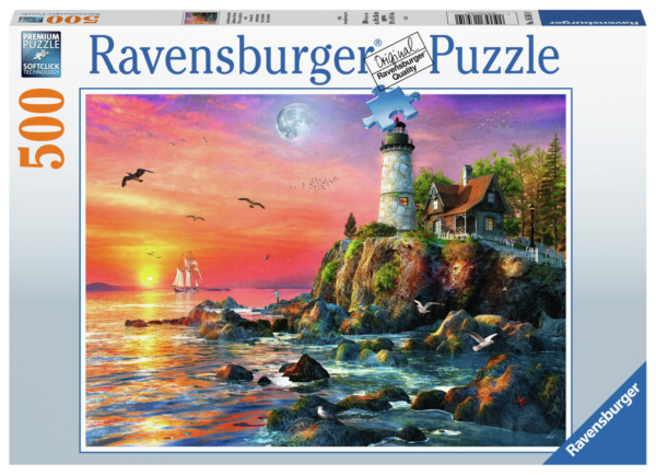 Ravensburger - Lighthouse at Sunset - 500 bitar