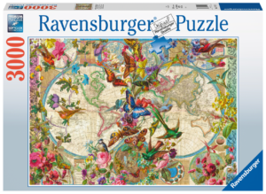 Ravensburger – Flora & Fauna World Map – 3000 bitar