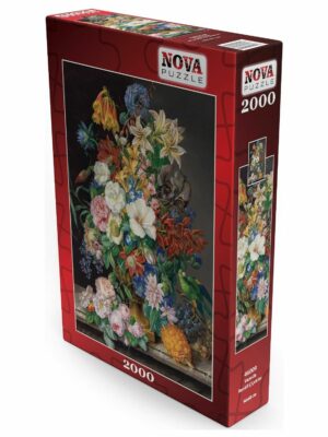 Nova – Colorful Flowers in Vase – 2000 bitar