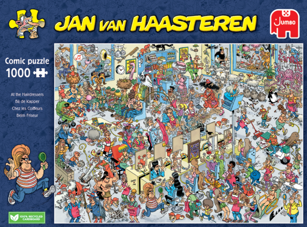Jan Van Haasteren - The Hairdressers - 1000 Bitar