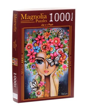 Magnolia – Romi Lerda – Lady With Flowers – 1000 bitar