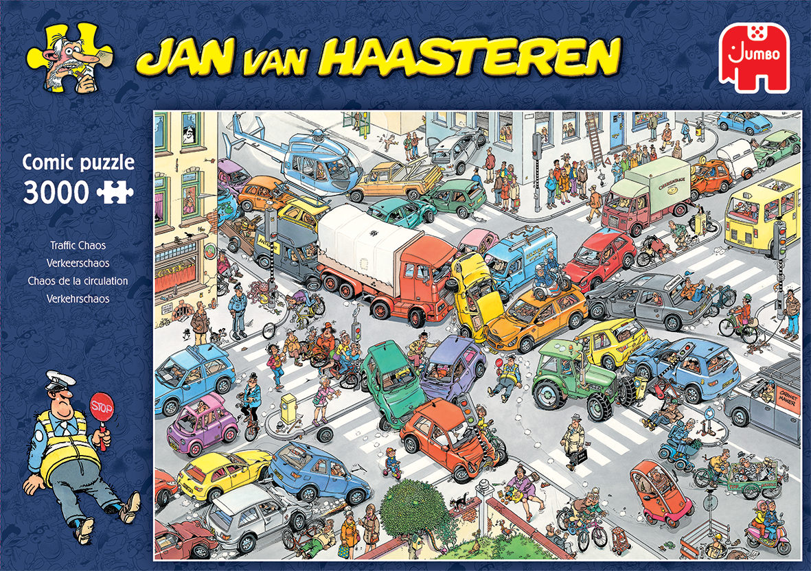 Jan Van Haasteren - Traffic Chaos - 3000 Bitar