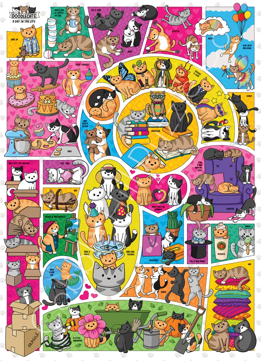 Cobble Hill - Doodlecats - 1000 bitar