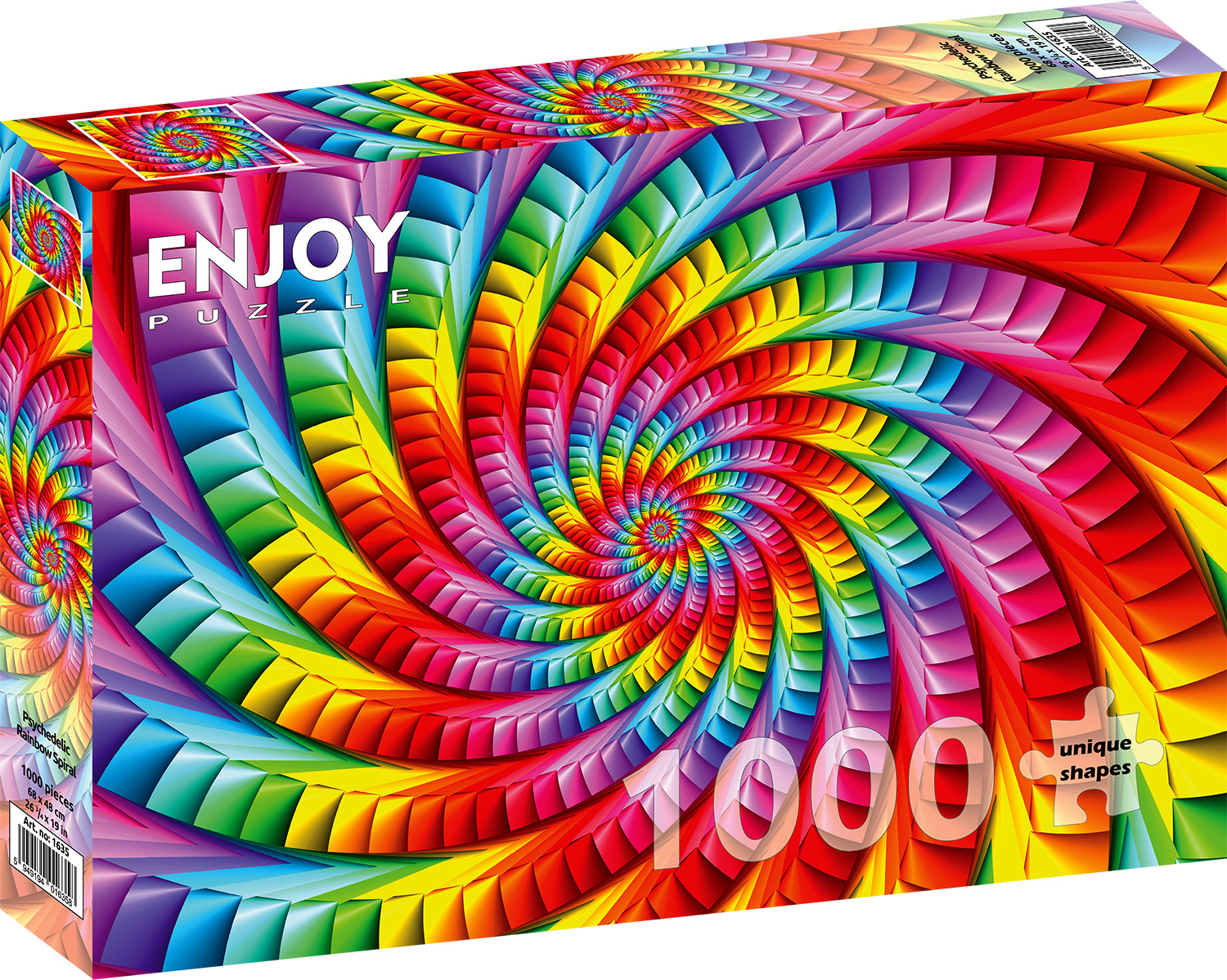 Enjoy - Psychedelic Rainbow Spiral - 1000 bitar