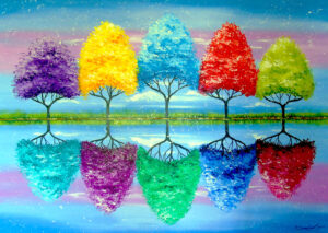 Enjoy – Each Tree Has Its Own Colorful – 1000 bitar