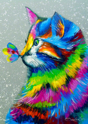 Enjoy – Bright Cat and Butterfly – 1000 bitar