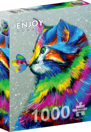 Enjoy – Bright Cat and Butterfly – 1000 bitar