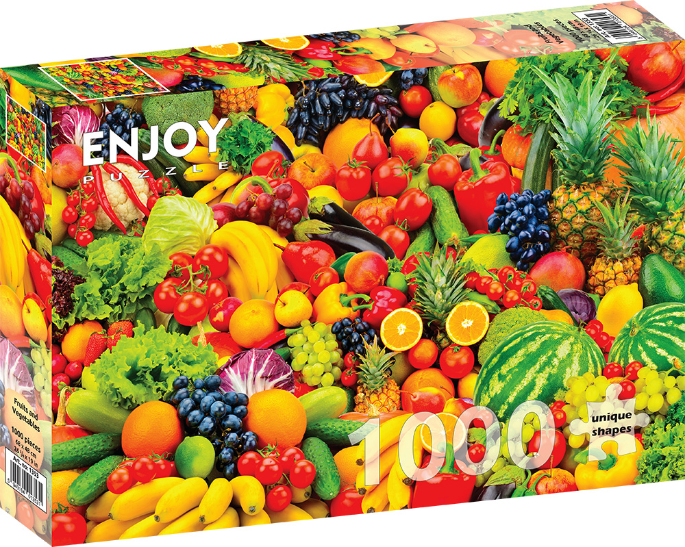 Enjoy - Fruits and Vegetables - 1000 bitar