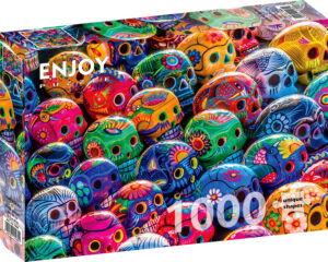 Enjoy – Colorful Skulls – 1000 bitar