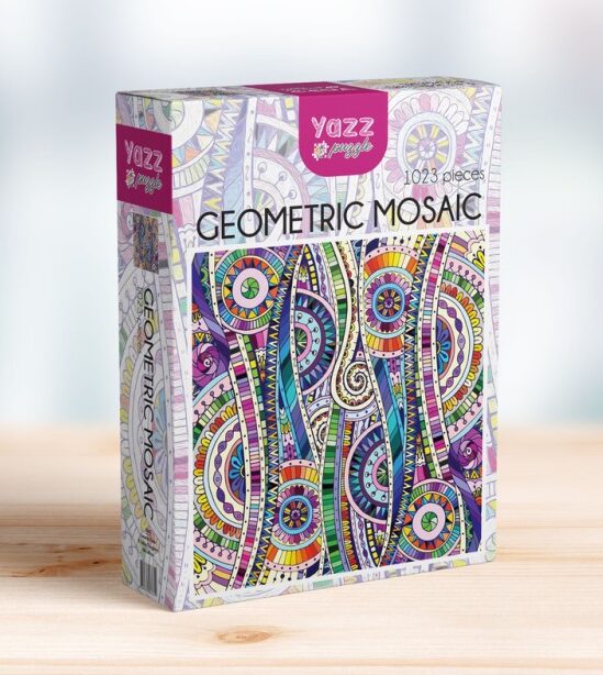 Yazz Puzzle - Geometric Mosaic - 1000 bitar