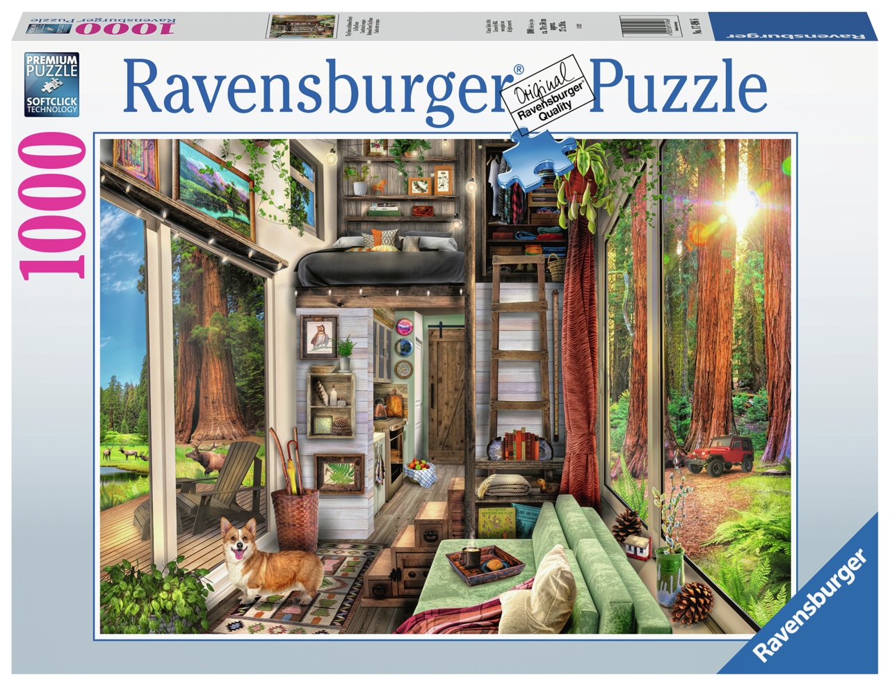 Ravensburger - Redwood Forest Tiny House - 1000 bitar