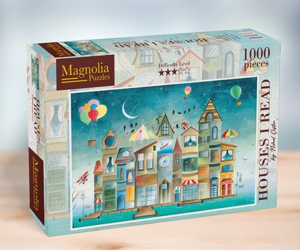 Magnolia Puzzle - Houses I Read - 1000 bitar