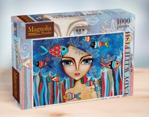 Magnolia – Romi Lerda – Lady With Fish – 1000 bitar