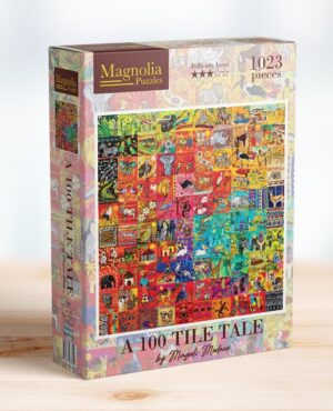 Magnolia Puzzle – A 100 Tile Tale – 1023 bitar