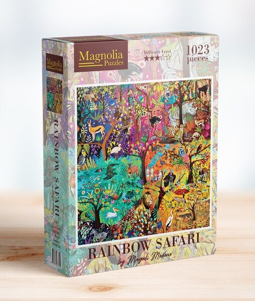 Magnolia Puzzle - Rainbow Safari - 1023 bitar