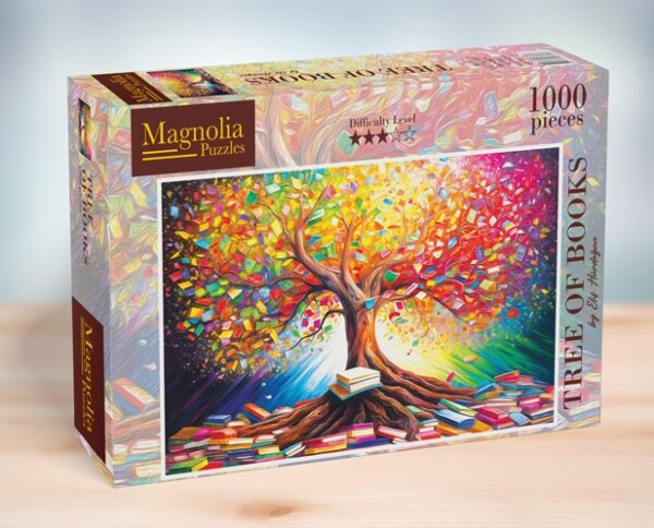 Magnolia Puzzle - Tree of Books - 1000 bitar