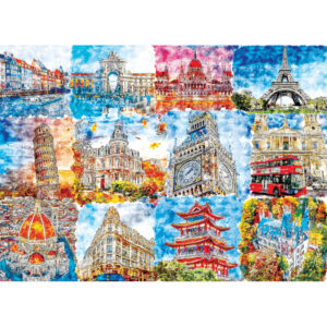 Brain Tree Puzzle – Colorful Wonders – 1000 bitar