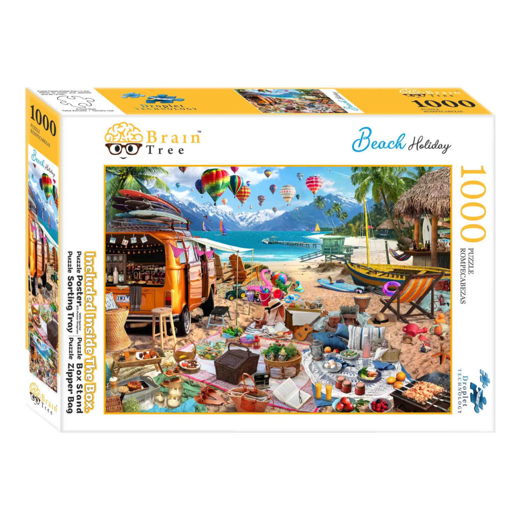 Brain Tree Puzzle - Beach Holiday - 1000 bitar