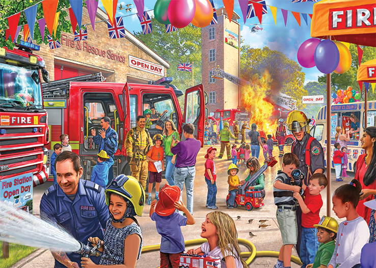 Falcon - Open Day at the Fire Station - 1000 bitar