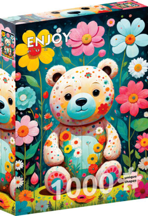 Enjoy – Flower Teddy Bear – 1000 bitar