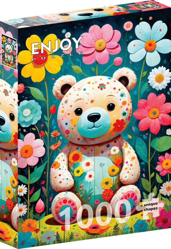 Enjoy - Flower Teddy Bear - 1000 bitar