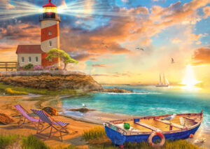 Schmidt – Sunset in Lighthouse Bay – 1000 bitar