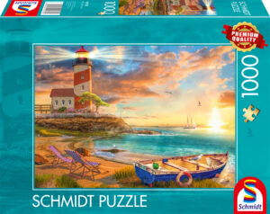 Schmidt – Sunset in Lighthouse Bay – 1000 bitar