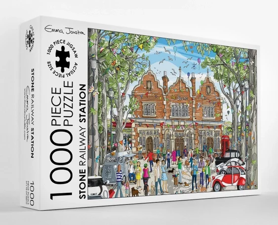 Great British Jigsaws - Stone Railway Station - 1000 bitar
