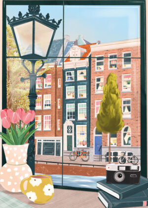 Pieces & Peace – Amsterdam from a Coffee Shop – 500 bitar