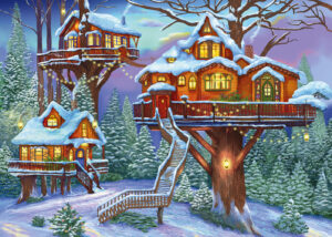 Alipson Puzzle – Winter Treehouse – 500 bitar