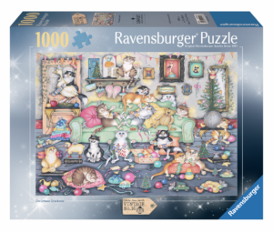 Ravensburger – Crazy Cats Christmas Crackers – 1000 bitar
