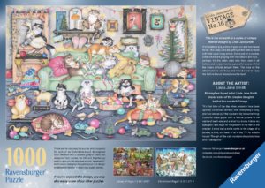 Ravensburger – Crazy Cats Christmas Crackers – 1000 bitar