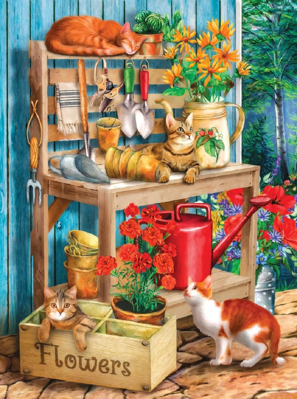 SunsOut - Potting Table - 1000 bitar - Bild 2