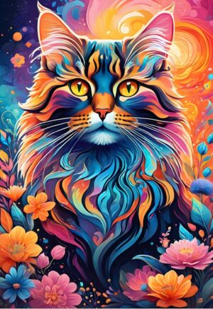 Alipson – Multicoloured Cat – 1000 bitar