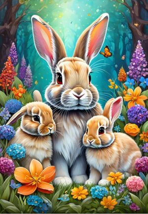 Alipson – Spring Bunnies – 1000 bitar